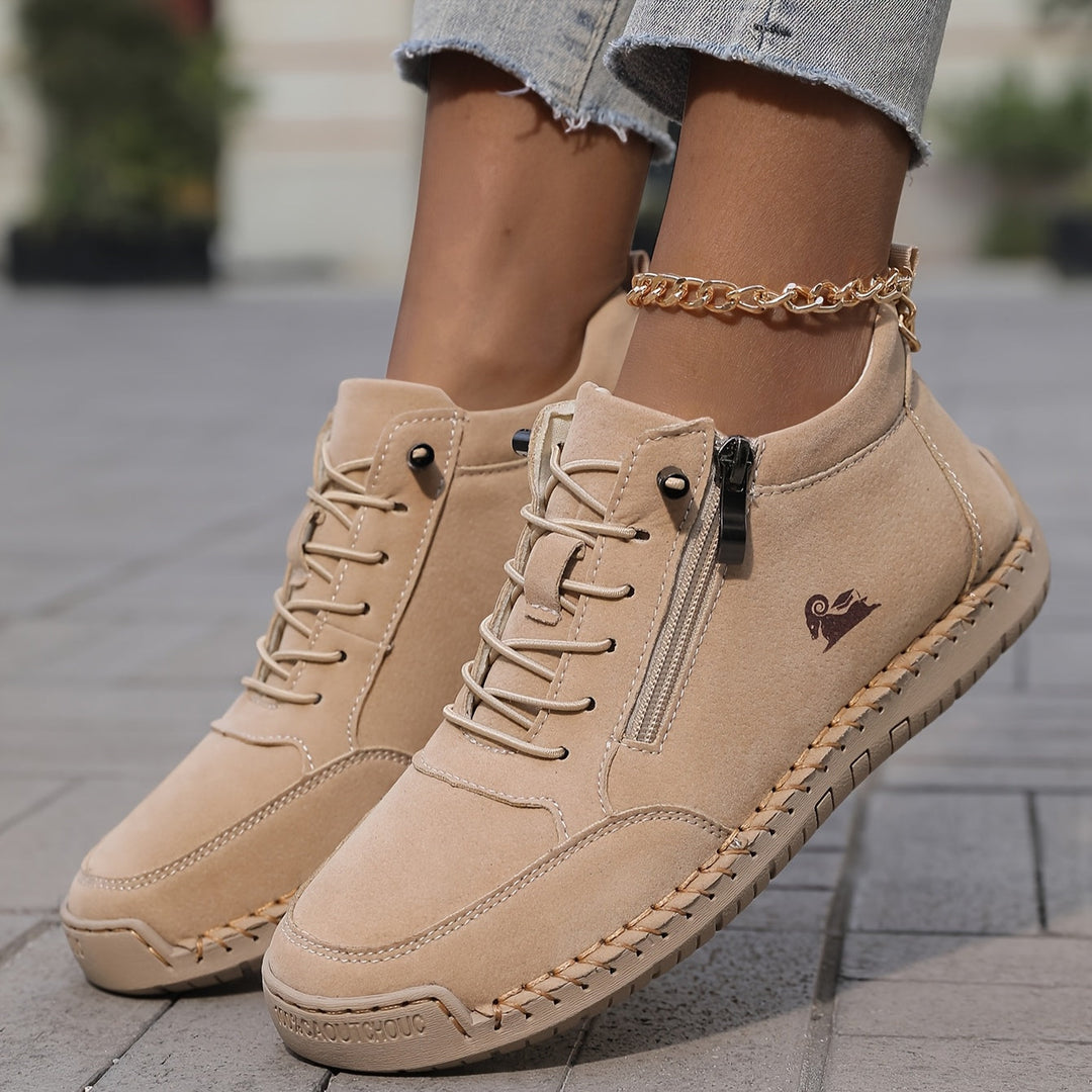 Sneakers Con Cerniera Ammortizzate Antiscivolo Da Donna
