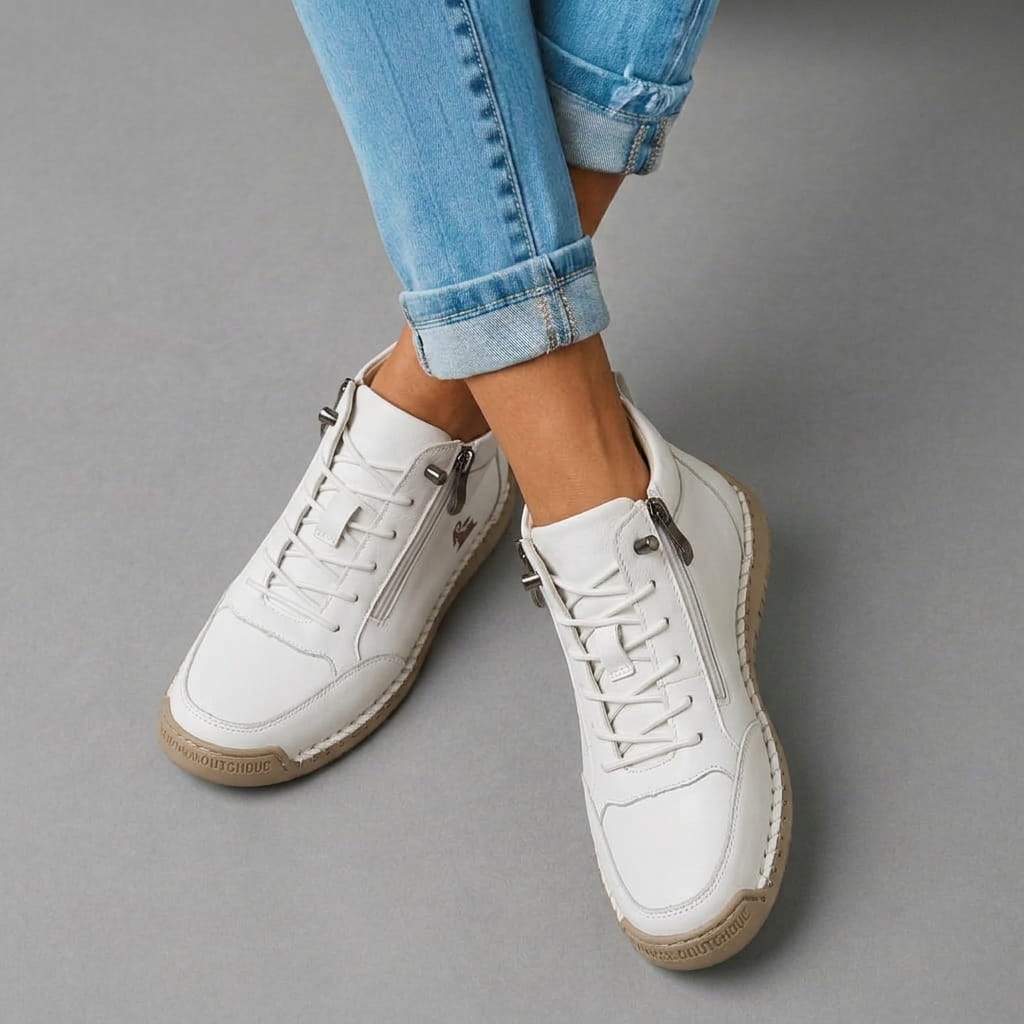 Sneakers Con Cerniera Ammortizzate Antiscivolo Da Donna