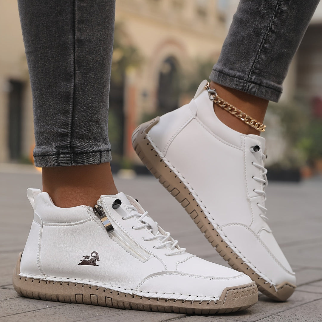 Sneakers Con Cerniera Ammortizzate Antiscivolo Da Donna