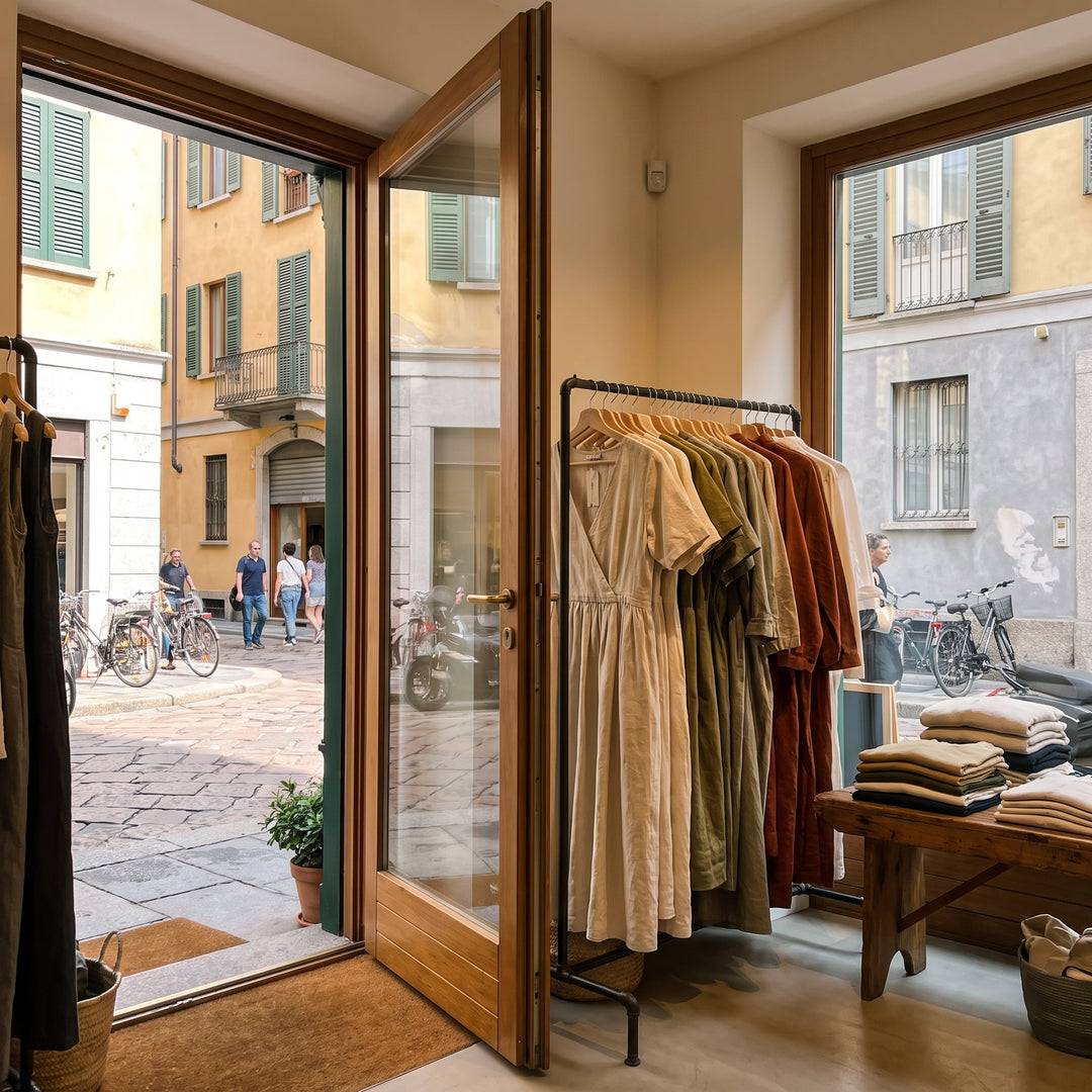 Abiti nella boutique Elena Brera