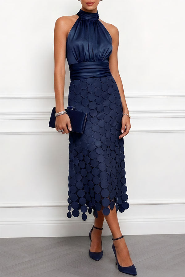 Abito Midi Elegante Da Cerimonia Da Donna