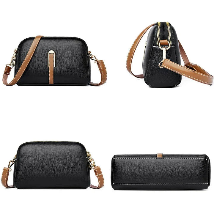 Borsa a Tracolla Piccola con Cerniera da Donna