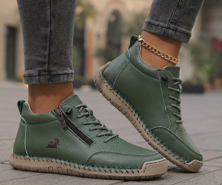 Sneakers Con Cerniera Ammortizzate Antiscivolo Da Donna