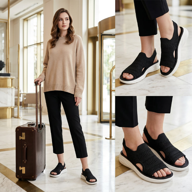 Sandali Con Plateau Traspiranti Da Donna