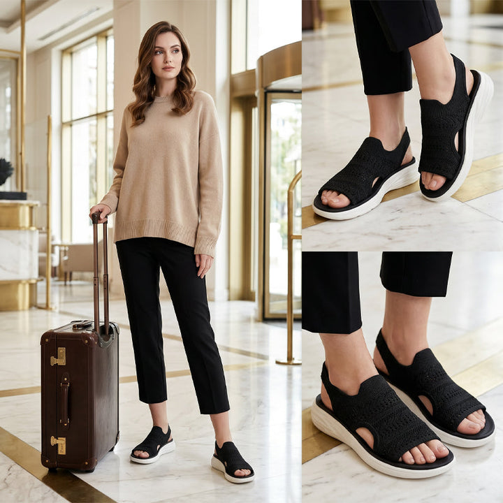 Sandali Con Plateau Traspiranti Da Donna