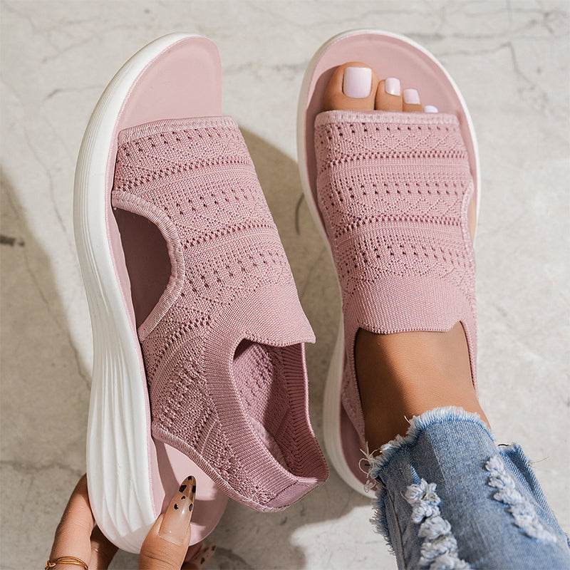 Sandali Con Plateau Traspiranti Da Donna